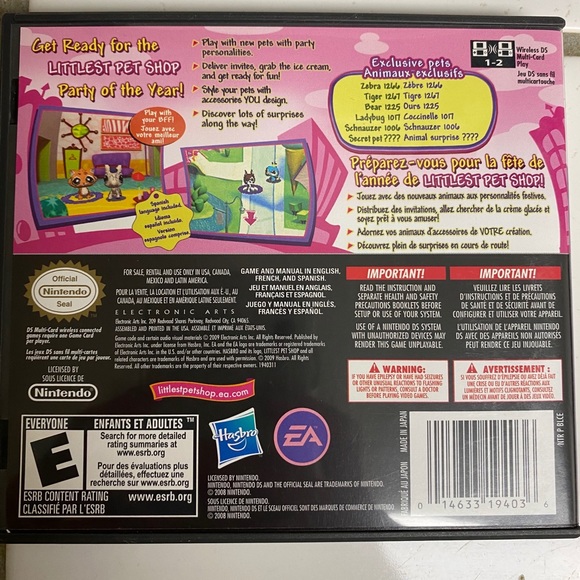 Nintendo DS Littlest Pet Shop game - Picture 2 of 4